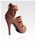 Niclaire Double Knots Soft Suede Leather Heel Sandals