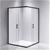 1200 x 1200mm Sliding Door Nano Safety Glass Shower Screen Della Francesca