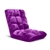 SOGA Floor Recliner Folding Lounge Sofa Futon Couch Chair Cushion Purple