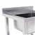 SOGA S/S Work Bench Sink Commercial Restaurant Kitchen Food Prep
