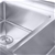 SOGA S/S Work Bench Sink Commercial Kitchen Food Prep 160*70*85cm