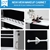 Levede Wall Mounted or Hang Over Mirror Jewellery Cabinet with LED Light