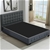 Levede Gas Lift Bed Frame Fabric Base Mattress Double Dark Grey