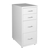 Metal File Cabinet Steel Orgainer With 4 Drawers Office Furniture White