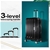 3pcs Luggage Set Travel Hard Case Lightweight Suitcase TSA lock Dark Grey