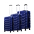 Suitcase Luggage Set 3 Piece Sets Travel Hard Cover Packing Lock Navy