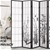 Levede 6 Panel Free Standing Foldable Room Divider Screen Floral Print