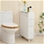 Levede Bathroom Toilet Cabinet Tissue Box Holder Drawer Basket Wheels