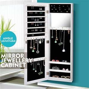 Levede Mirror Jewellery Cabinet Makeup J