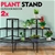 Levede Plant Stands Outdoor Indoor Metal Flower Pot 3 Garden Corner Shelf
