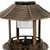 2x Ornamental Garden Decor Bird Bath Feeding Station Solar Light