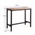 Levede Industrial Wood Bar Table Kitchen Cafe Office Desk Steel Legs