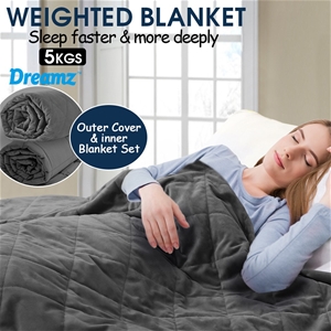 DreamZ 5KG Anti Anxiety Weighted Blanket