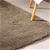 Ultra Soft Anti Slip Rectangle Plush Shaggy Floor Rug 120x170cm Taupe