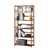 Levede Display Shelf 5 Tier Bamboo Bookshelf Ladder Bookcase Wooden Rack