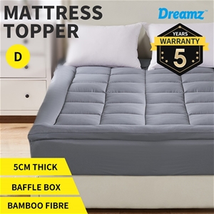Dreamz Mattress Topper Bamboo Luxury Pil