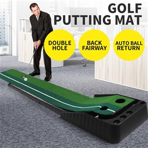 Golf Putting Mat Portable Auto Return Pr