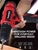 Traderight 18V Cordless Drill Driver Power Tool Kit Flap Bits Set Screw