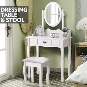 Levede Dressing Table Stool Mirrors Jewe