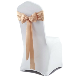 50x Satin Chair Sashes Cloth Cover Party