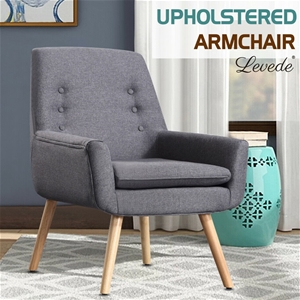 Levede Luxury Upholstered Armchair Dinin