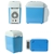 7.5L Car Small Refrigerator Cooler Box 12V Mini Fridge Blue Color