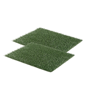 2X 63.5cm x 38cm Grass Mats
