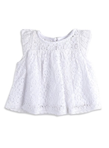 Pumpkin Patch Baby Girl's All Over Lace 