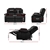 Artiss Recliner Chair 2-Seater Premium Leather Double Lounge Sofa Couch