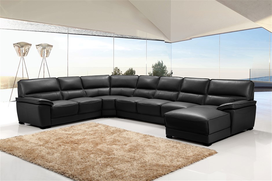 Tan Leather Modular Sofa Grays, Black Leather Modular Lounge Suite