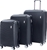 Delegate Suitcases Luggage Set 20" 24" 28"Carry On Trolley TSA Travel Bag