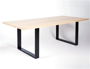 2x Coffee Dining Table Legs Steel Indust