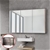 Cefito 1200MMx720MM Bathroom Vanity Mirror Cabinet Shaving Pencil Edge