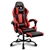 Artiss Gaming Chair Office Computer Seating Racing PU Leather Black Red