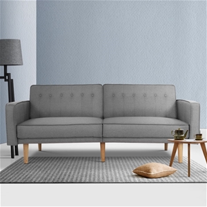 Artiss Sofa Bed Lounge 3 Seater Futon Co