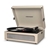 Crosley Voyager Portable Turntable - Dune + Free Record Storage Crate