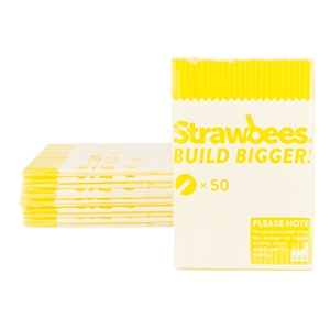 Strwabees Construction Pipes 50pk - Yell