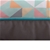 Charlie's Rectangular Funk Pet Bed Pad- Green Triangle Small