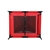 Charlies Elevated Pet Bed With Tent Red Large