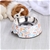 Charlie's Melamine Printed Pet Feeders with Stainless Bowl -Bone Large