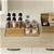 Gourmet Kitchen 3 Tier Spice Rack Expandable - Natural Brown