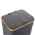 Sherwood Linen & Bamboo Rectangular Long Laundry Bag with Cover 40*33*67cm