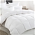 Dreamaker White Duck Down & Feather Winter Quilt Queen Bed