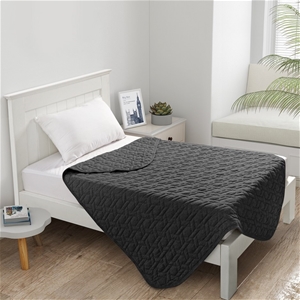 Dreamaker Cotton Jersey Quilted Blanket 