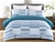 Dreamaker Printed Microfibre Quilt Cover Set Double Bed Wesley