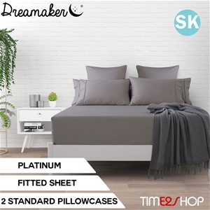 Dreamaker Cotton Sateen 1000TC Fitted Sh