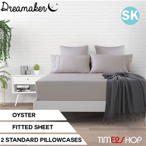 Dreamaker Cotton Sateen 1000TC Fitted Sh