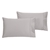 Dreamaker Cotton Sateen 1000TC Standard Pillowcase Twin Pack Oyster