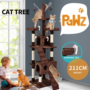 PaWz Cat Tree Scratching Post Scratcher 