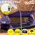 Mountview Double Swag Camping Swags Canvas Dome Tent Free Standing Purple